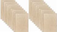 20 Pack | 3mm 1/8th inch Premium Baltic Birch Plywood, 12” x 19”, Glowforge Ready, Hand Selected, Unfinished | Boxes of 10, 20, 50 and 100 | Laser Engraving, CNC, Scroll Saw, by Craft Closet
