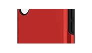 Incipio DualPro Dual Layer Case for iPhone XR (6.1") with Hybrid Shock-Absorbing Drop Protection - Iridescent Red/Black