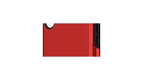 Incipio DualPro Dual Layer Case for iPhone XR (6.1") with Hybrid Shock-Absorbing Drop Protection - Iridescent Red/Black