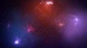 GALAXIES COLLIDING - Nebula Storm- SPACE Particles Animation | Relaxing SCREENSAVER/ WALLPAPER