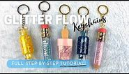 Glitter Flow Keychain Tutorial! | Snow Globe Keychains | SUPER FUN & EASY!