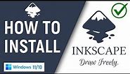 ✅ How To Install Inkscape On Windows 11/Windows 10 PC | Open Source Vector Graphics Program