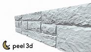 Stone wall panel with peel 3d - Download Free 3D model by peel-3d.com