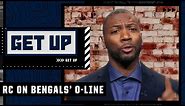 Ryan Clark compares the Bengals' O-Line to a fast food ice cream machine 🍦🤣 | Get Up