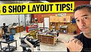 6 Tips For a Better Shop Layout #shoptour