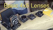 Basic 4x5 Lenses: Large Format