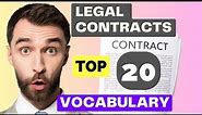 How to Understand Legal Contracts: Top 20 Terms Made Easy!