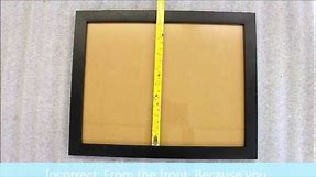 How To Measure a Picture Frame