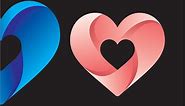 Heart Logo Template Design in CorelDraw