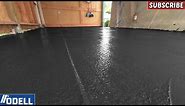 How to Pour a BLACK CONCRETE Garage Floor