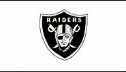 How to Draw the Oakland Raiders Logo