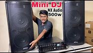 Nx Audio Mini Dj Setup For Home Party, School, with 500w Amplifier