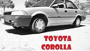 1992 Toyota Corolla interior and upholstery (video 2)