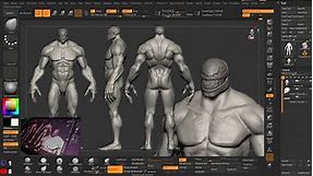 Marvel`s Venom character Sculpting in Zbrush II PART-1 Basic Shapes