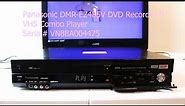 Panasonic DMR EZ485V DVD Recorder and VHS Combo Player Serial VN8BA004475 - Function Check