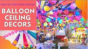 5 Balloon Ceiling Decoration Ideas for Birthday Parties | How To