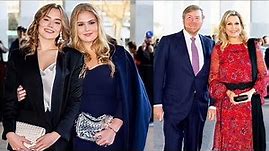 Princess Amalia and Ariane suprise audience at the king's day concert #dutchroyals #queen #maxima