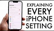 How To Use iPhone Settings! (Complete Beginners Guide)