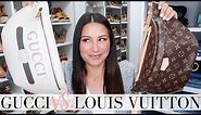 LOUIS VUITTON vs. GUCCI - LV Bumbag and Gucci Belt Bag comparison | LuxMommy