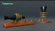 telephone ☎ Sir Alexander graham bell great invention basic knowledge in 3d animated video