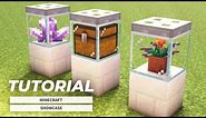 Minecraft : No mod command! How to make the perfect display case | MOD・コマンドなし！完璧なショーケースの作り方
