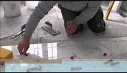 12"x24" (30x60) marble tile installation using Perfect Level Master™ T-Lock­™