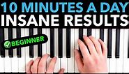 The PERFECT Piano Practice Morning Routine (For Beginners)