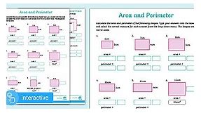 Interactive PDF: White Rose Maths Supporting Year 6: Spring Block 5 Perimeter, Area and Volume: Area and Perimeter
