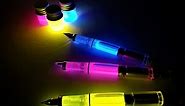 Unleash your creativity. Glow-in-the-dark and Fountain pen