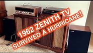 1962 ZENITH black & white console TV restoration Part 1 of 4