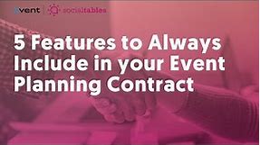 Event Planning Contract Essentials: 5 Clauses to Include