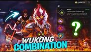Best "WUKONG" Character Combination in Free fire || Use Clash squad And Br-Ranked