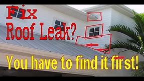 Ceiling Leaking Water - How to Find a Roof Leak