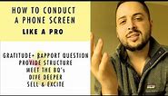 Conduct A Technical Recruiter Phone Screen Like A Pro
