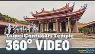 4K 360 VR- Taipei Confucius Temple, Taiwan- Walking Tour