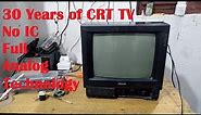 Black and White CRT TV technology, Vintage TV technology, Old TV Technology, How to repair CRT TV,