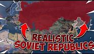 Timelapse - Realistic soviet republics [HOI4]