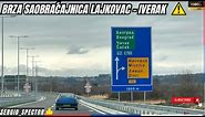 Prva vožnja brzom Saobraćajnicom Lajkovac - Iverak (Valjevo), kompletan snimak do Divaca #valjevo