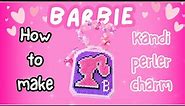 Barbie Kandi Perler Necklace Charm tutorial