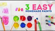 How to Make Paint: 3 Easy Homemade Paints | CREATIVE BASICS Episode 4