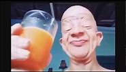 Guy drinking orange juice meme