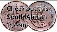 Auction prices for South African 1c and 2c coins!