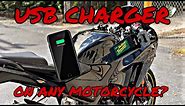 How To Put A Phone Charger On Any Motorcycle!