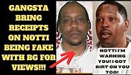 TTE NOTTI PHONE CALL LEAKED BY GANGSTA!!! ALLEGEDLY SAYING BG IS A RAT 🐀