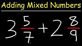 Adding Mixed Numbers