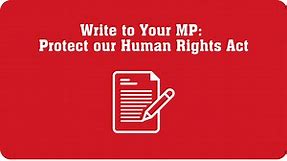 Write to your MP Template Letters