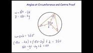 Angles at Centre and Circumference Proof