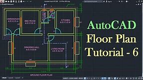 AutoCAD Floor Plan Tutorial for Beginners - 6