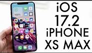 iOS 17.2 On iPhone XS Max! (Review)