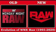 Evolution of WWE Raw Logos (1993-2020) | All Logos of WWE Raw | AWE